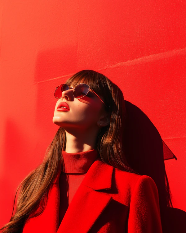Woman in Red