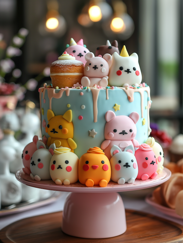 Animal-themed Celebration Cake