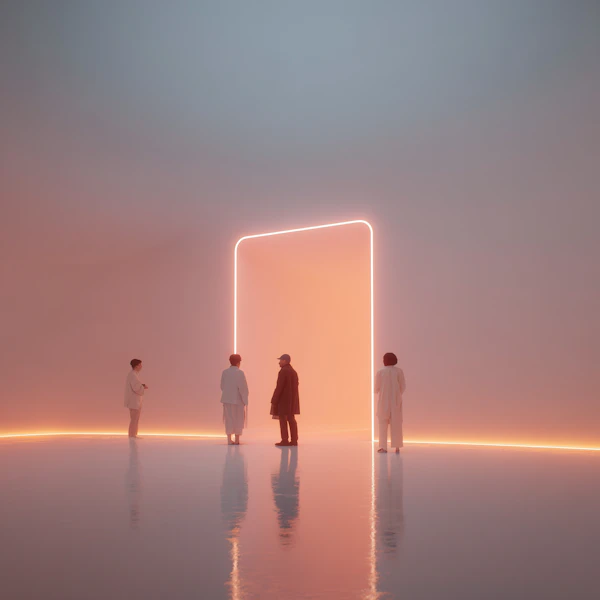 Futuristic Portal Scene