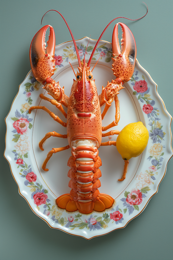 Ornate Lobster Display