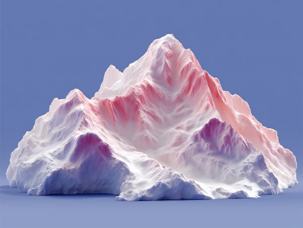 Surreal Mountain Art