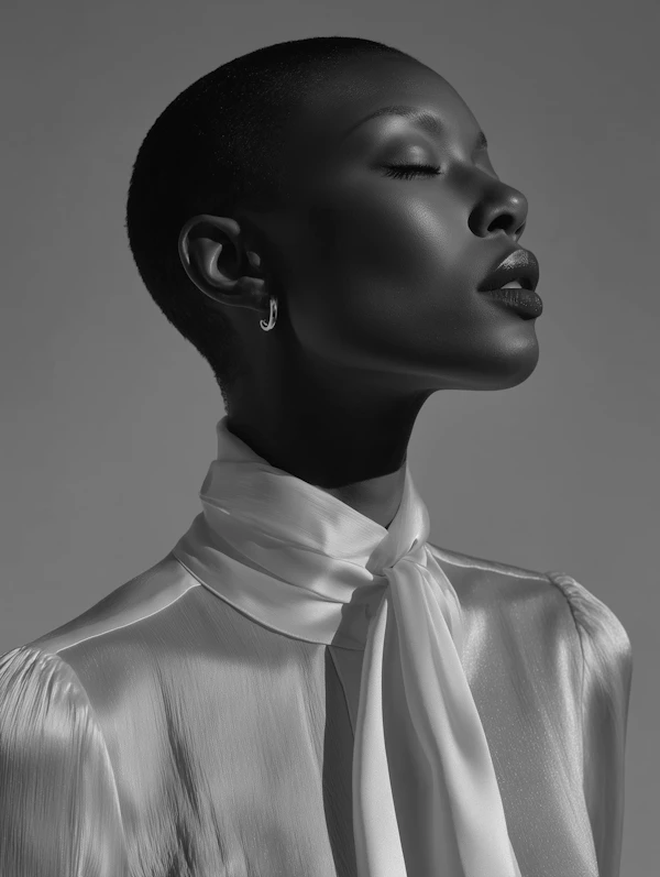 Black-and-White Portrait