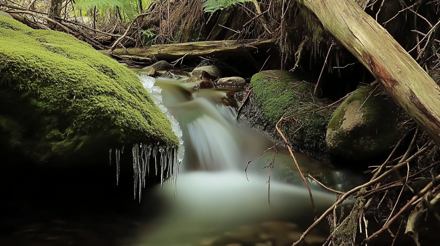 Serene Waterfall Scene