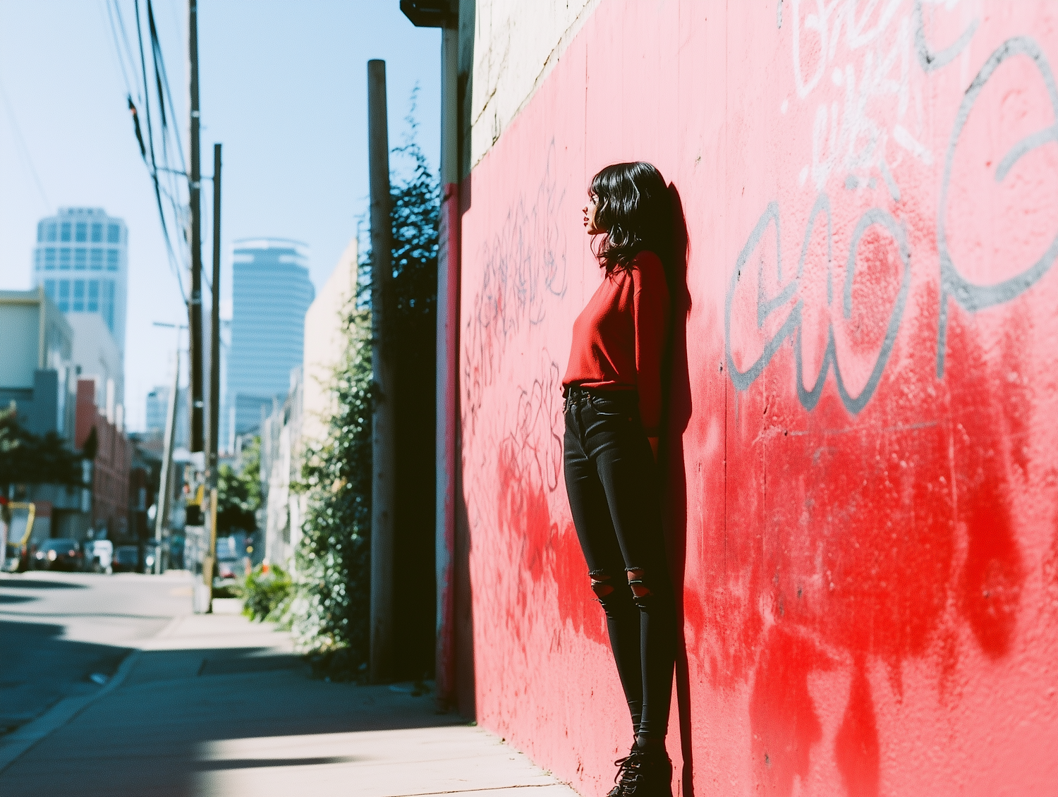 Contemplative Urban Portrait