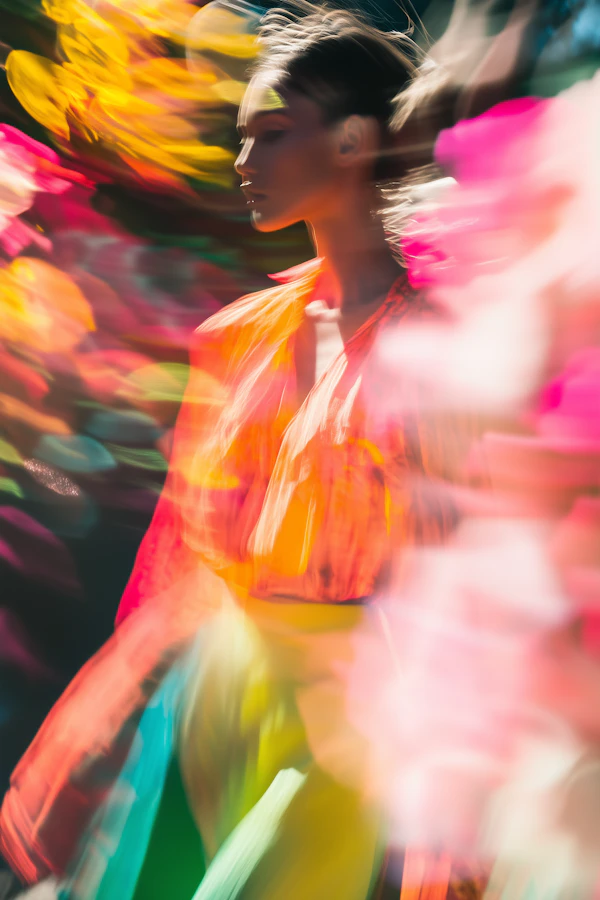 Colorful Motion Portrait