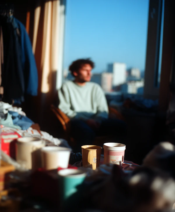 Contemplative Window View