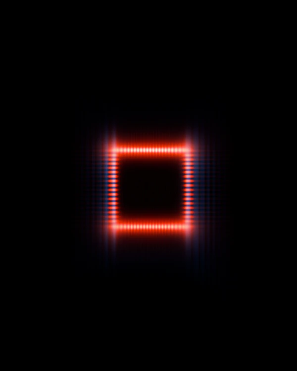Glowing Red Rectangle