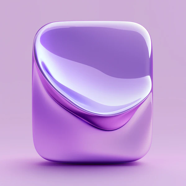 Futuristic Purple Object