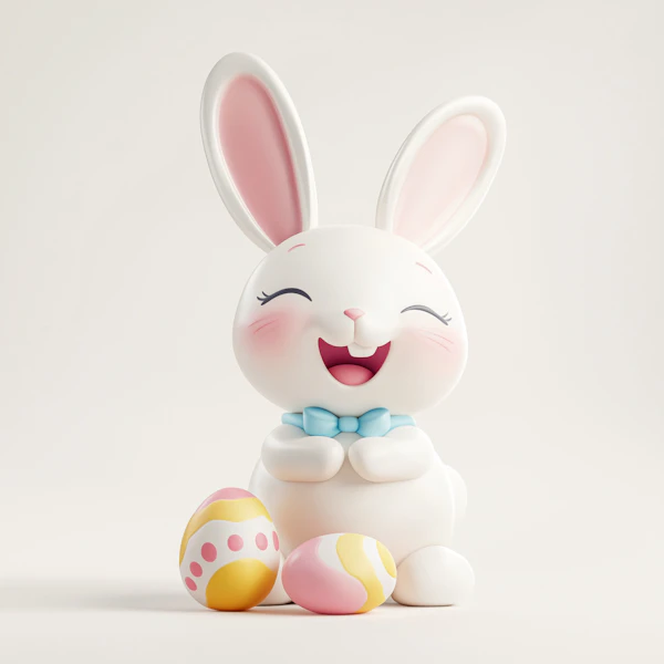 Cheerful Easter Bunny