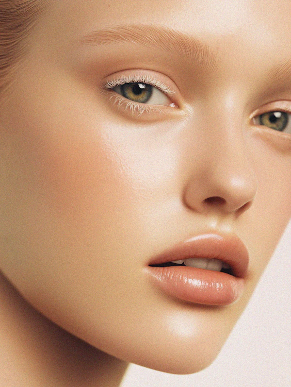 Close-Up of Young Woman