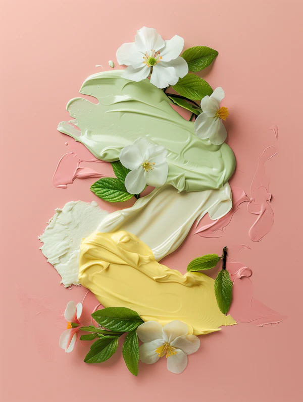 Pastel Cream Swirls