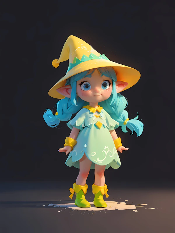 Whimsical Elf Portrait