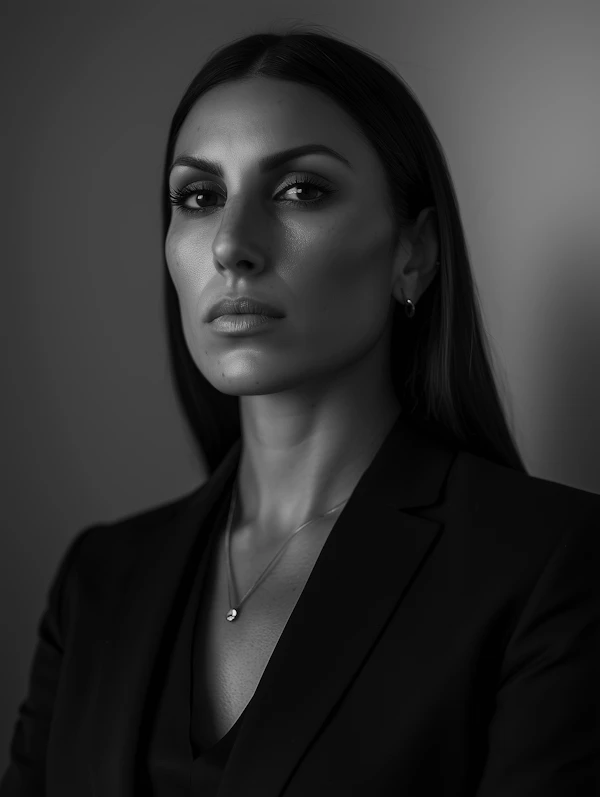 Monochrome Portrait of a Woman