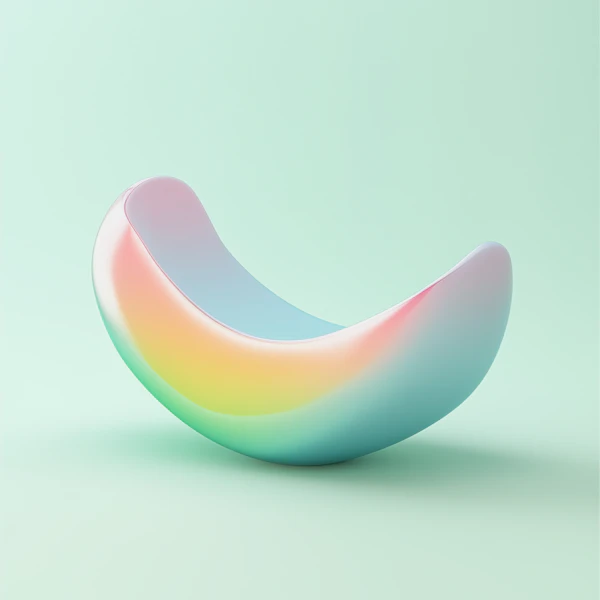 Pastel Crescent Design