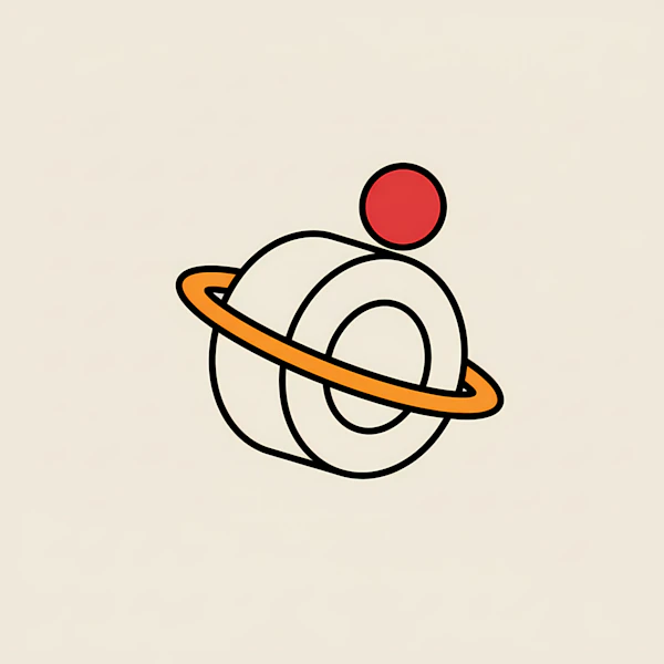 Minimalist Planet Art
