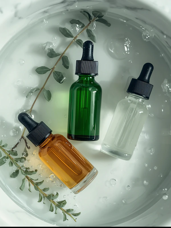 Glass Dropper Bottles