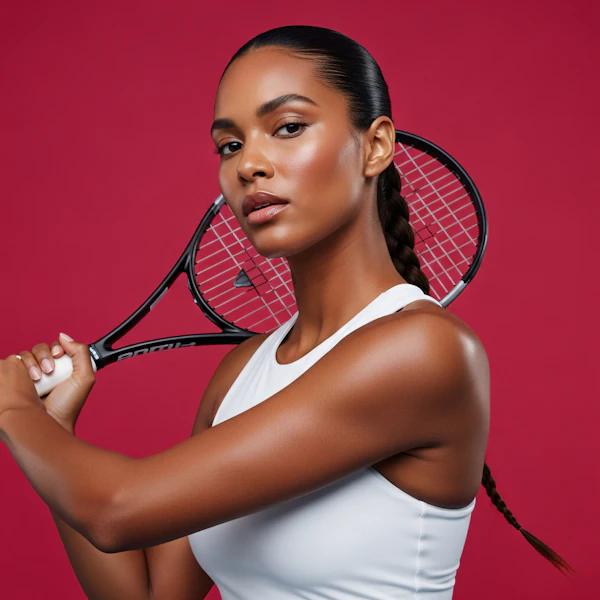 Tennis Player Portrait