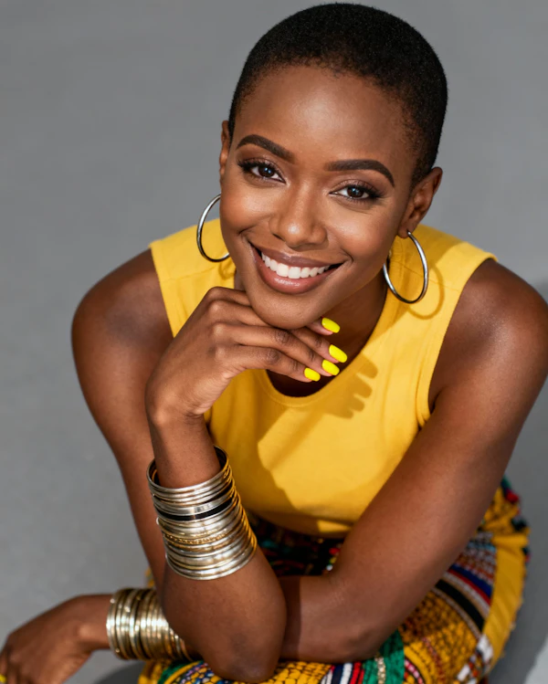 Radiant Smiling Woman