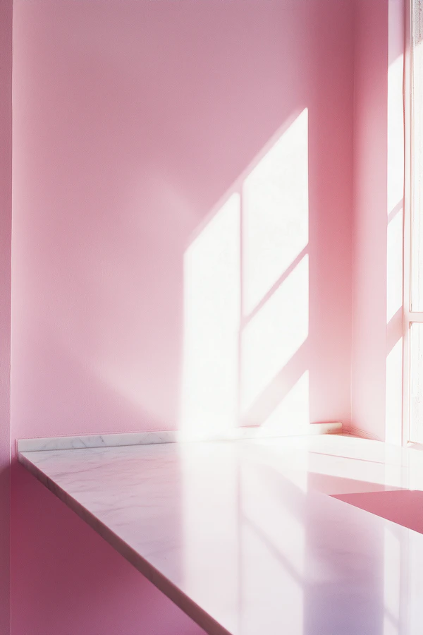 Minimalist Pink Interior