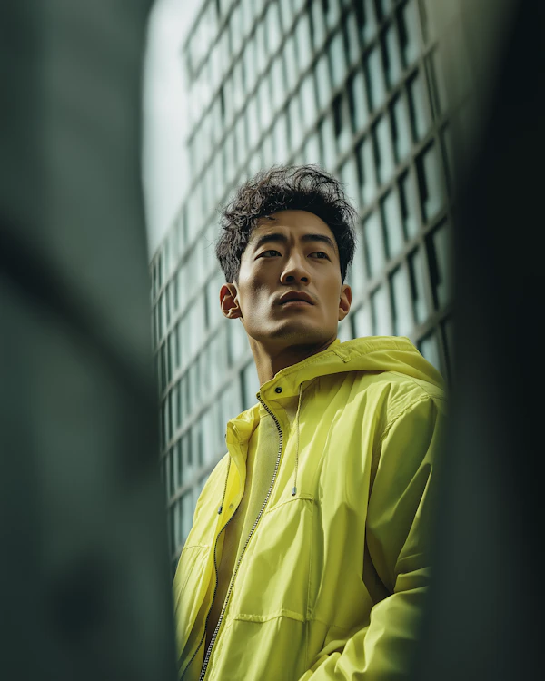 Urban Portrait in Yellow