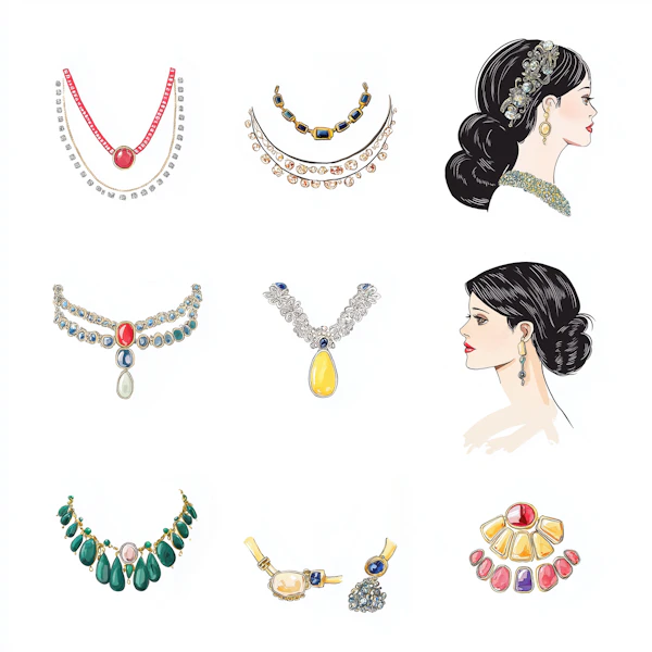 Elegant Jewelry Showcase