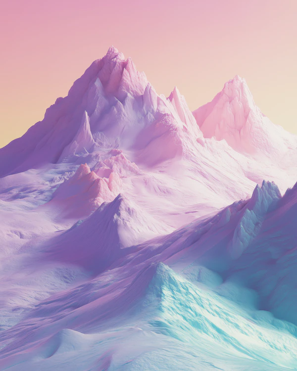 Surreal Mountain Peaks