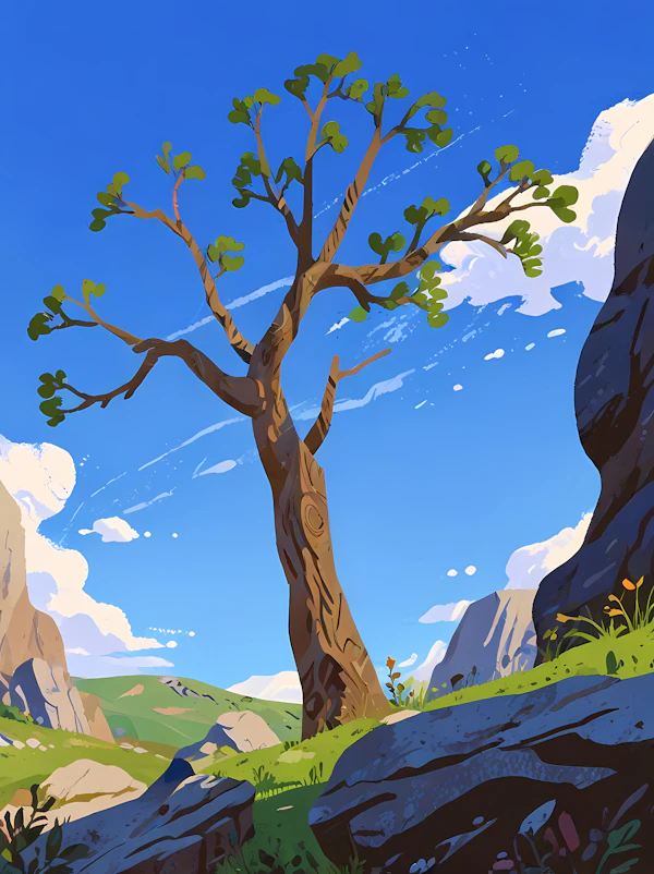 Lone Tree on Hill