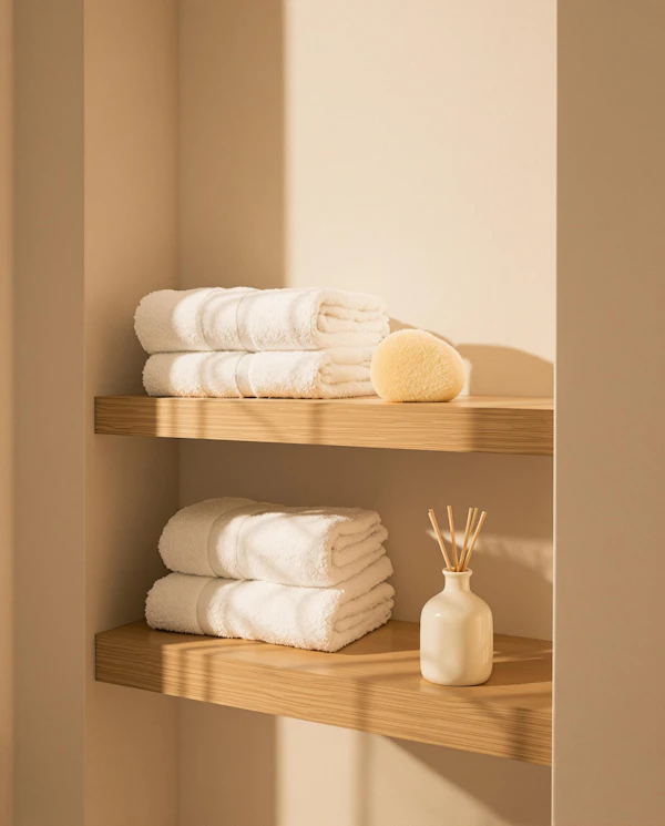 Minimalist Towel Shelf