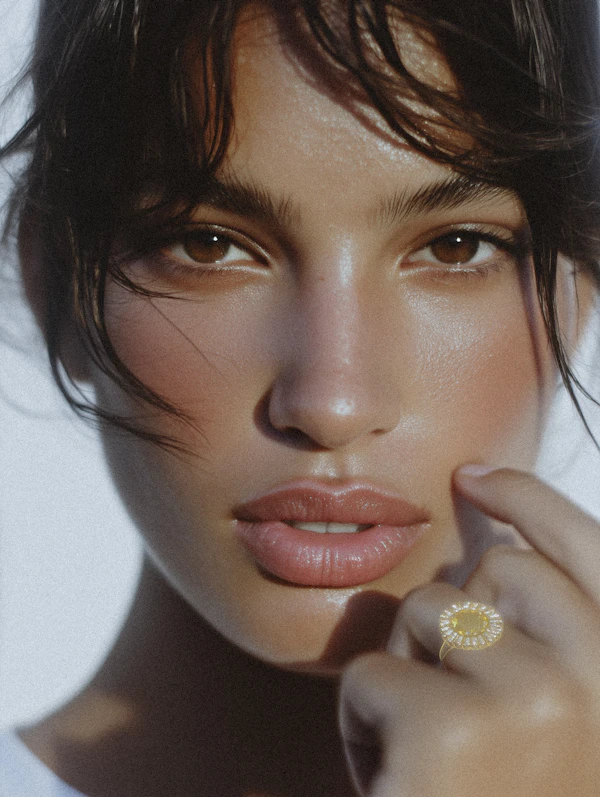 Elegant Portrait Close-Up