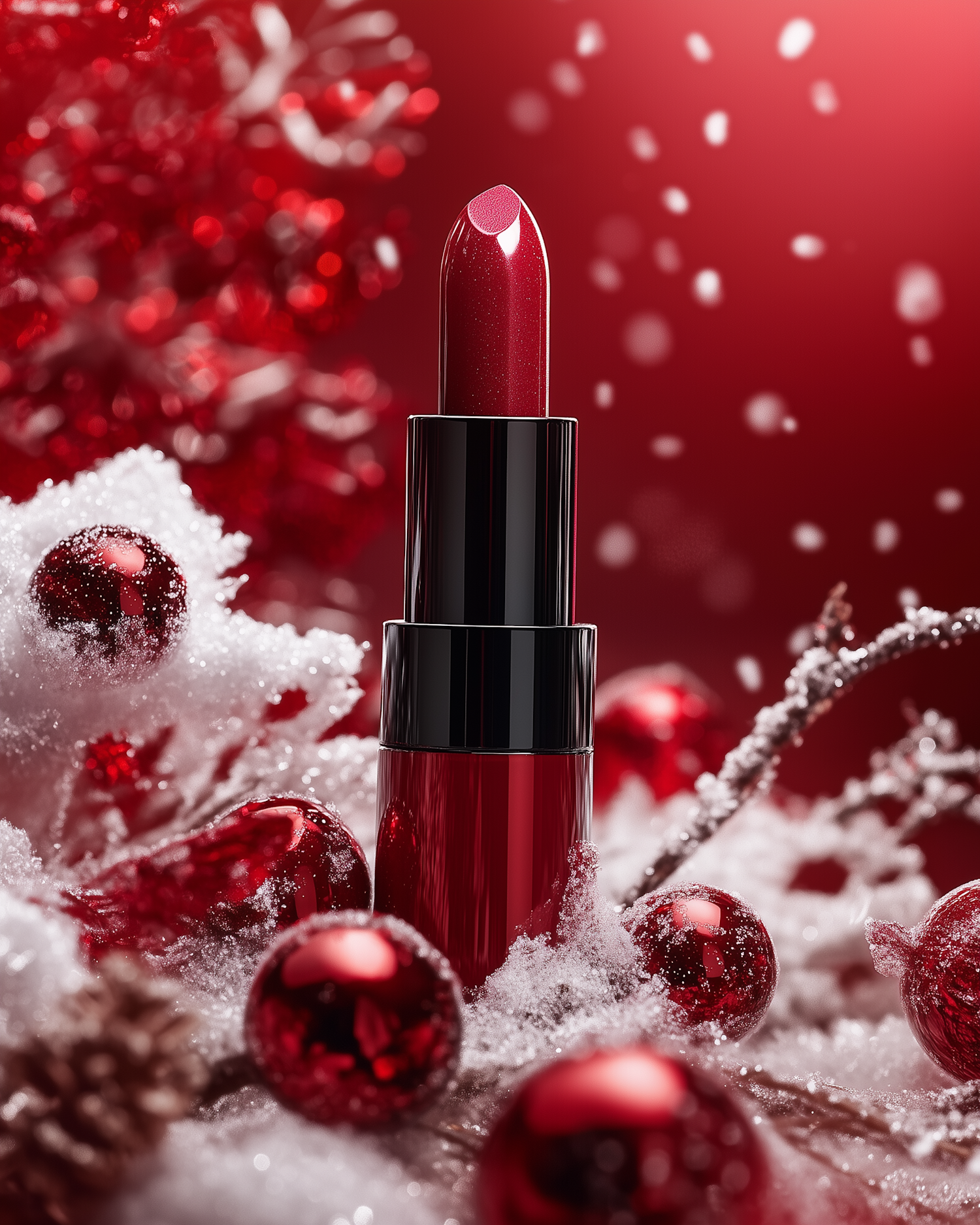 Festive Red Lipstick