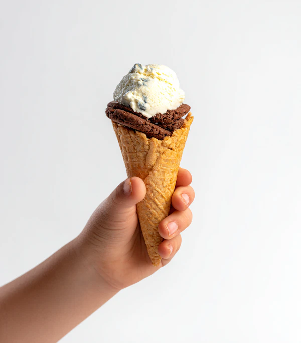 Ice Cream Cone Close-Up