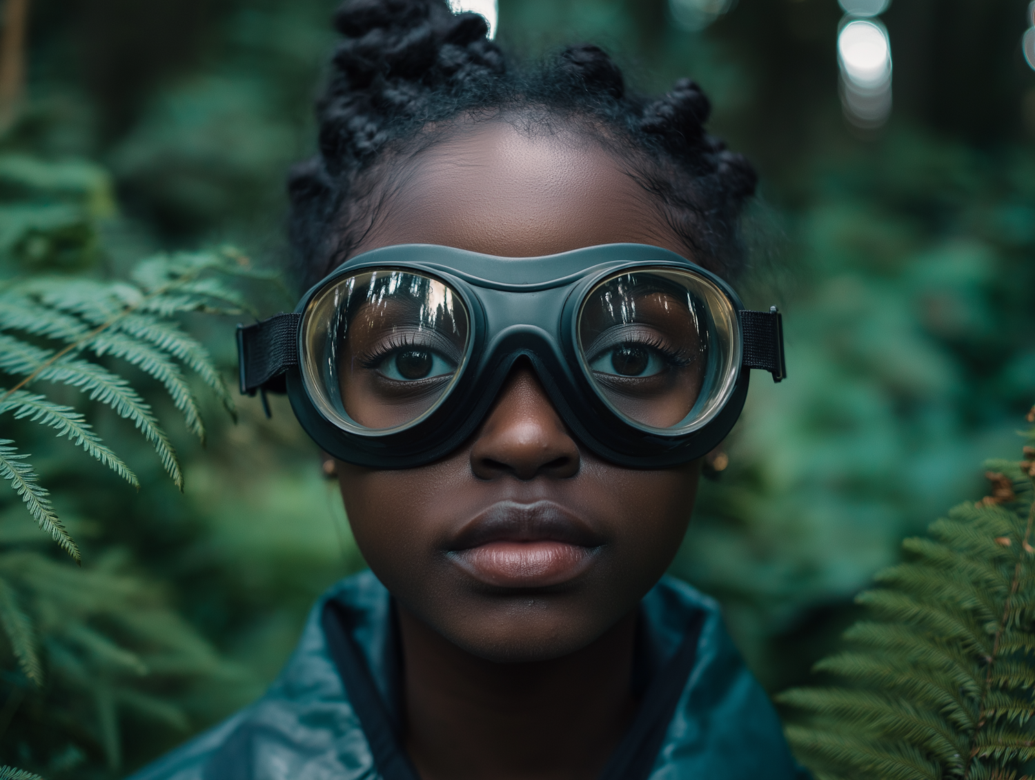 Young Explorer with Goggles