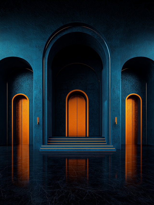 Surreal Arched Doorways