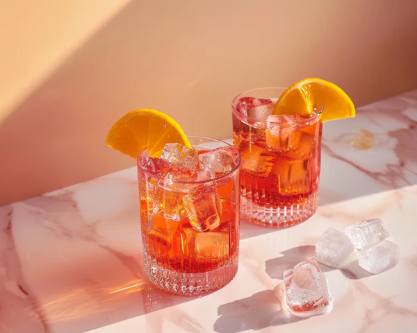 Elegant Red Cocktails