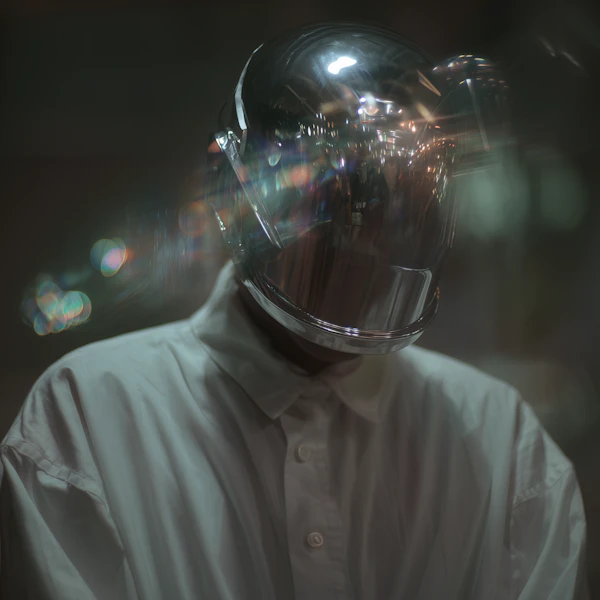 Futuristic Helmet Portrait