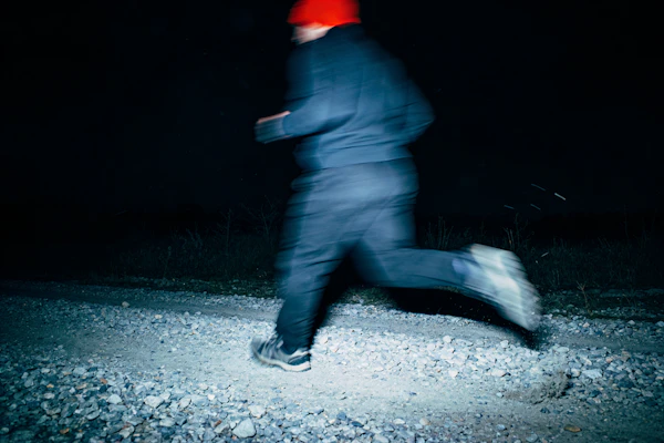 Night Runner in Motion