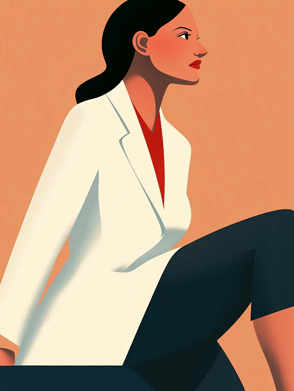 Stylized Woman Illustration