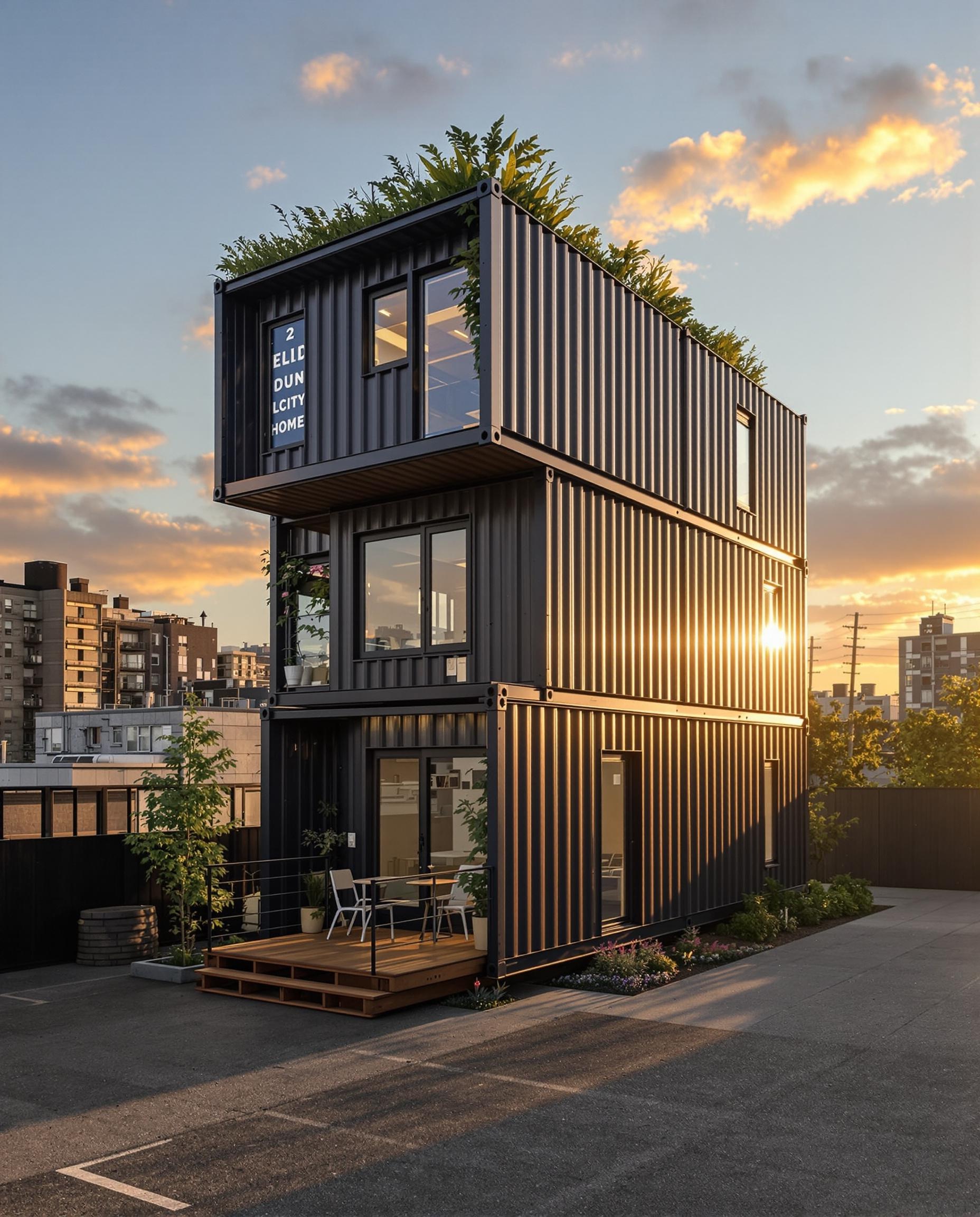 Modern Container Home Photo on Lummi