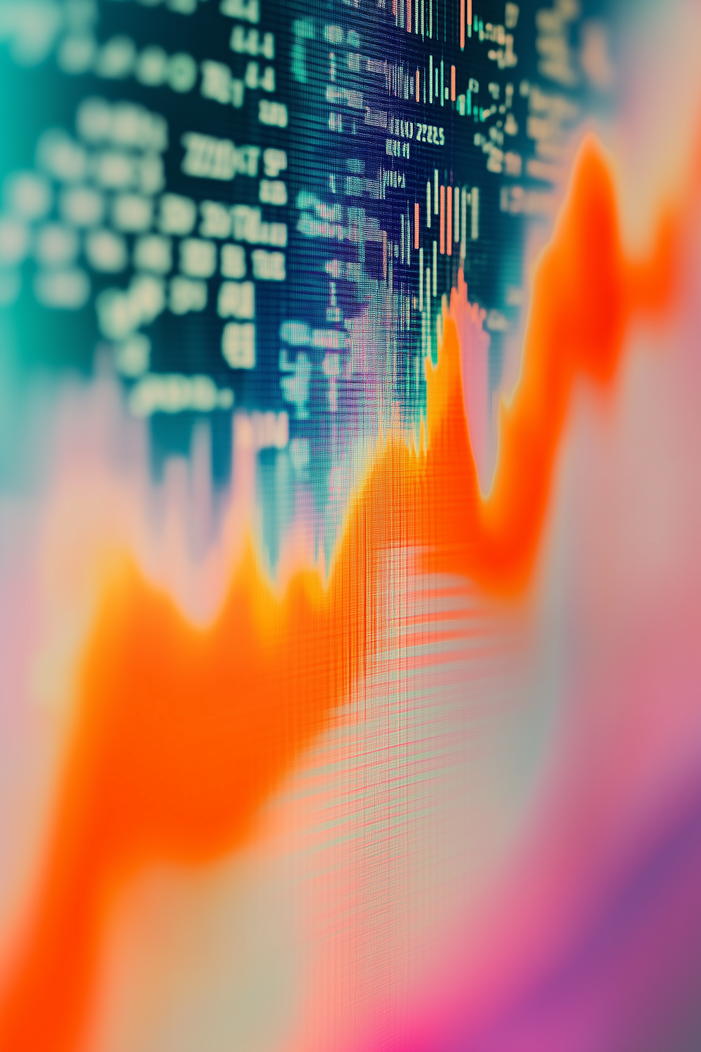 Abstract Stock Market Art