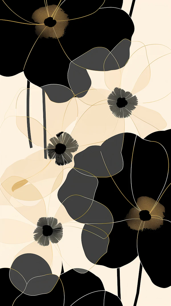 Abstract Floral Art