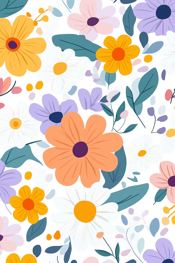 Vibrant Floral Illustration