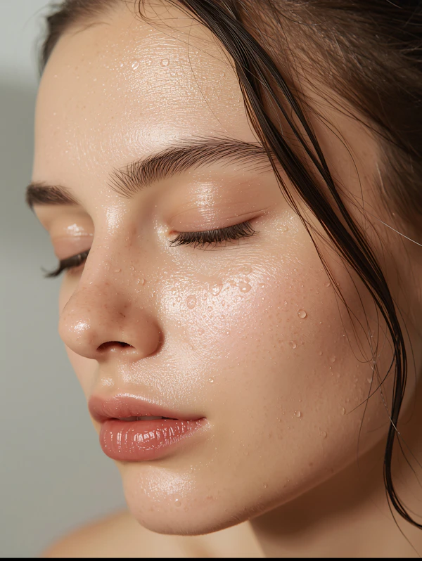 Radiant Woman Close-Up