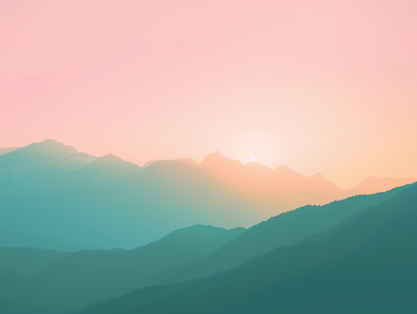 Mountain Serenity at Dawn