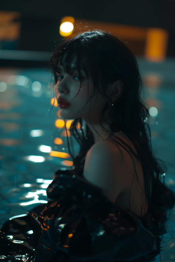 Moody Pool Portrait