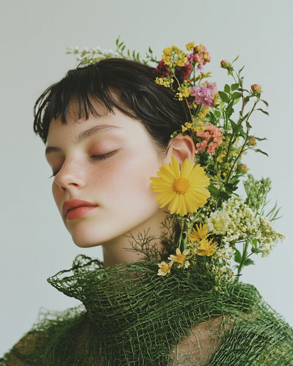 Floral Portrait Harmony