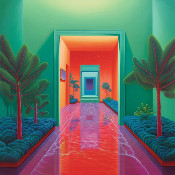 Surreal Hallway Art