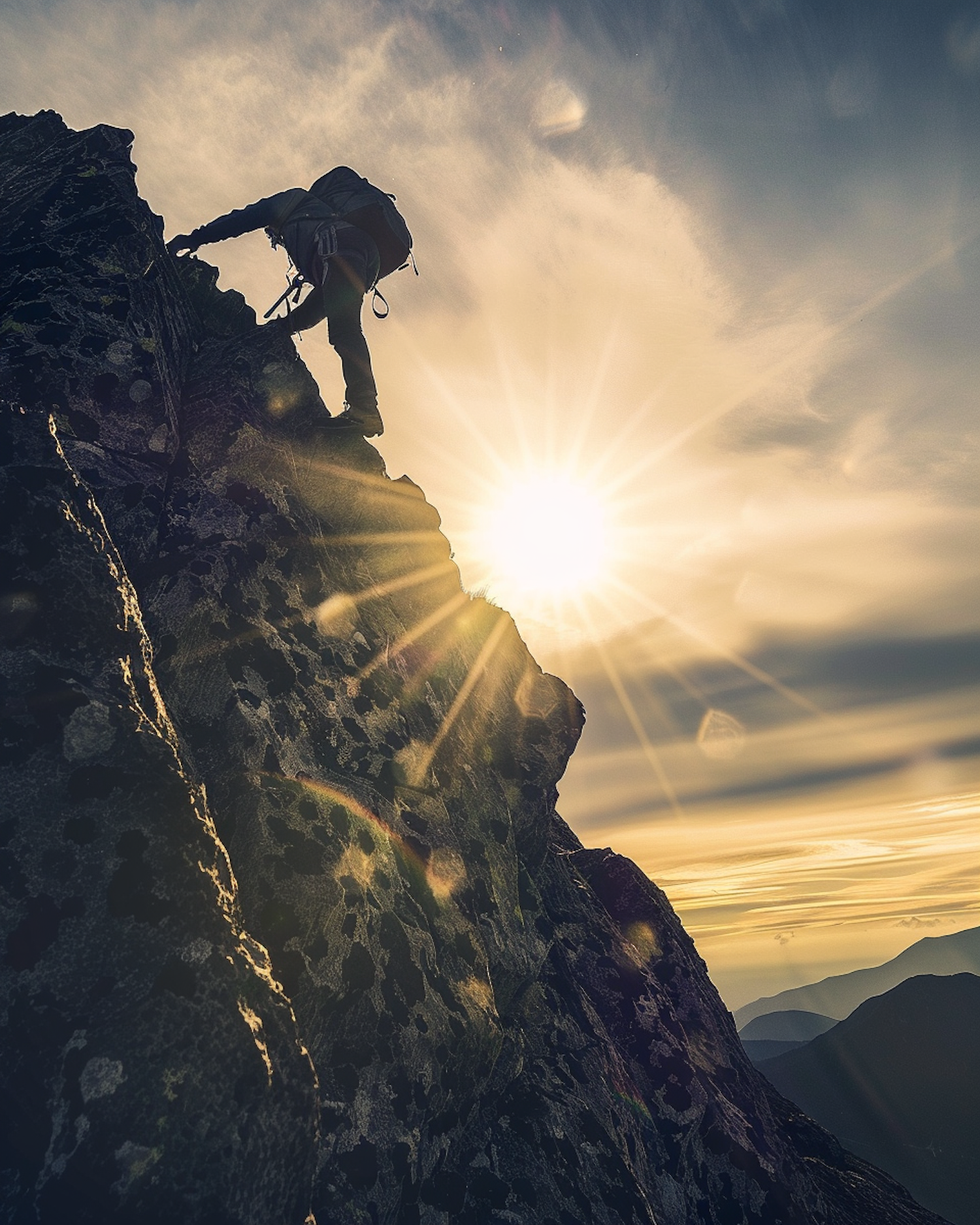 Sunrise/Sunset Mountain Climber