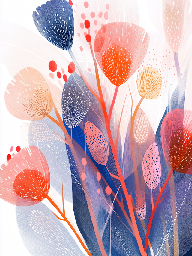 Abstract Floral Representation