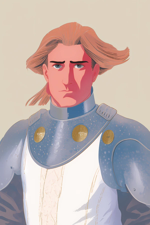 Regal Knight Portrait