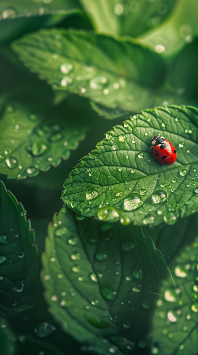 Ladybug on Leaf